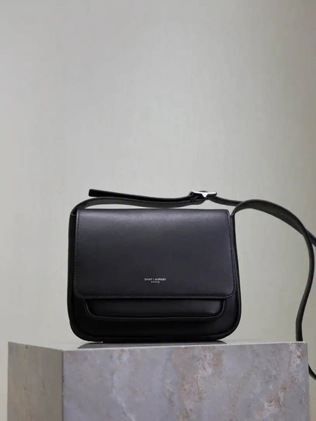 YSL 633151 Niki Baby Chain Bag Lambskin leather Black