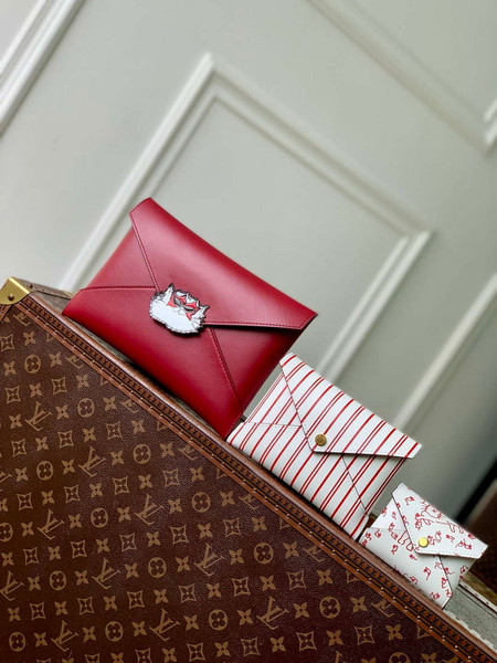 LV M25760 Louis Vuitton Kirigami Pochette Bag Plum