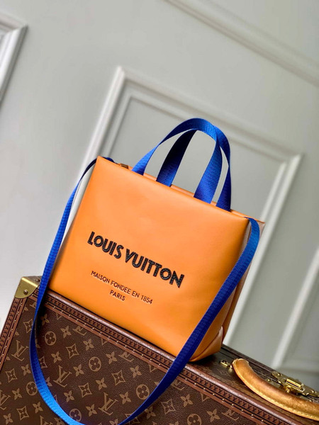 LV M15237 Louis Vuitton Mini Shopper Tote Saffron