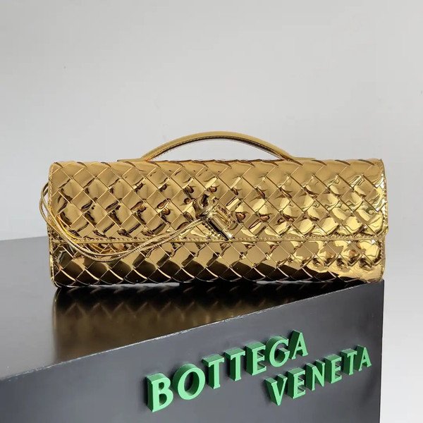 Bottega Veneta BV 741511 Long Clutch Andiamo With Handle Bv99011