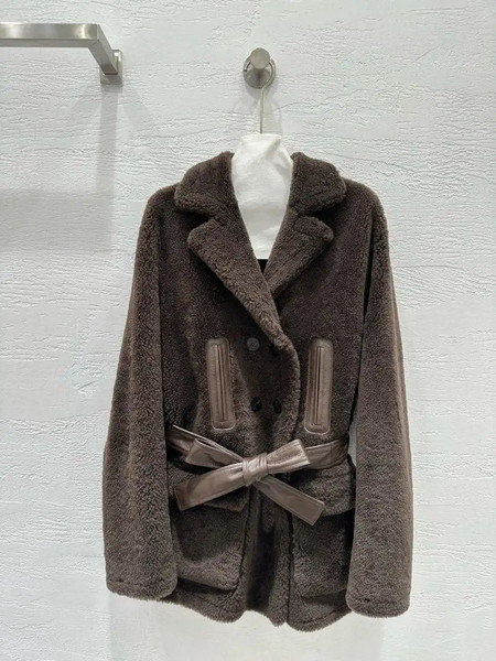 Miu Miu Merino imported fur-lined jacket Miu60001