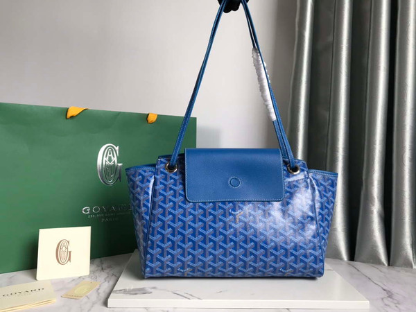 Goyard ROUETTPMLTY07CL07P Rouette Souple Bag Blue