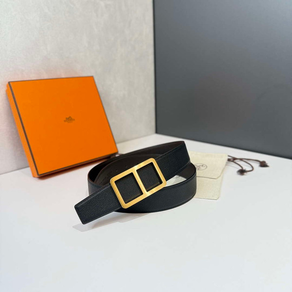 Hermes H077973CK2Z090 Needle buckle & leather strap 38 mm H88051