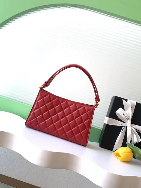 Chanel 26X AS6045 Hobo bag Lambskin Red