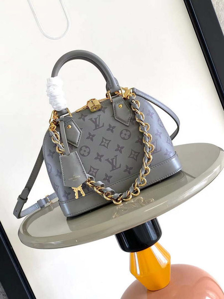 LV M12561 Louis Vuitton New Alma BB Bag Other Leathers Gris Trianon