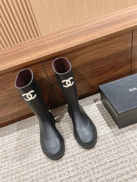 Chanel Women popular Rain boots TPU C92430