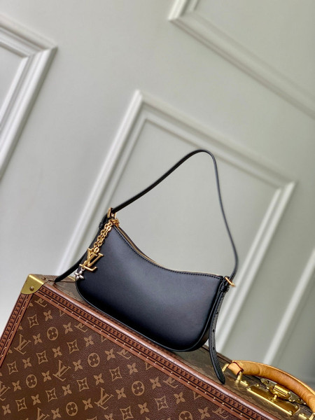 LV M25525 Louis Vuitton Pochette LV Bloom Bag Black