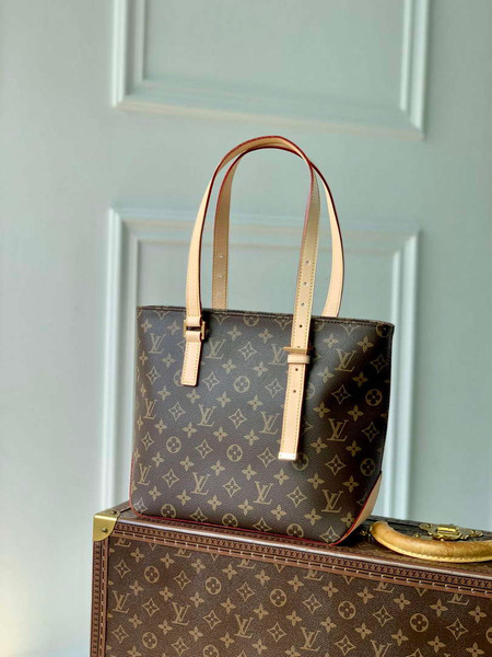LV M12095 Louis Vuitton Classic Piano Handbag Monogram