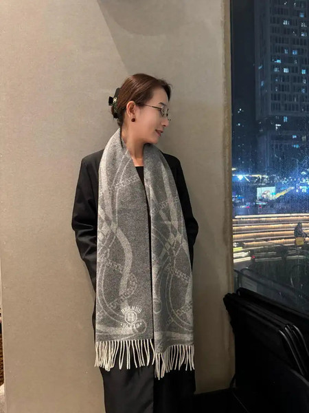 HermesDouble-sided jacquard  Scarves Fashion  Scarf H22856
