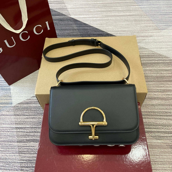Gucci 846705 Gucci Siena Small Shoulder Bag Black