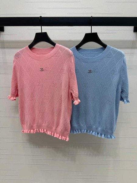 Chanel Women's Fashion Knitted T-shirt C81019
