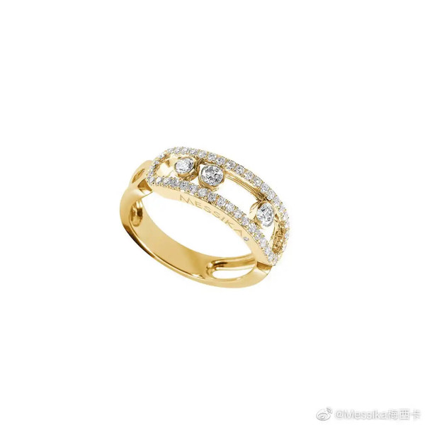 Messika 04000 Move Classique Pavé Diamond Ring