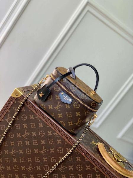 LV M47128 Louis Vuitton Vanity PM City Bag Monogram