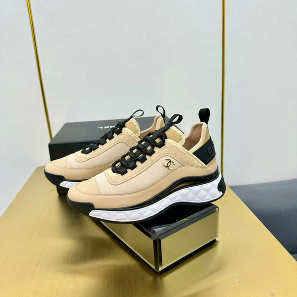 Chanel G39066 Men Women's Classic double C LOGO Trainer Sneaker C91347