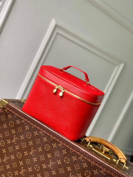 LV M25856 Louis Vuitton Nice BB Bag Red
