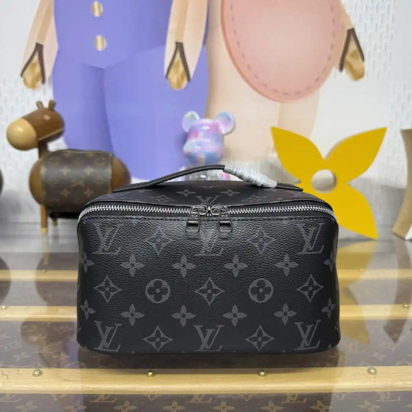 LV M11508 Louis Vuitton Toiletry Bag Monogram Eclipse Canvas