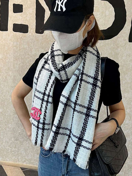 Chanel Woven Cashmere Scarf Designer Scarf C88723