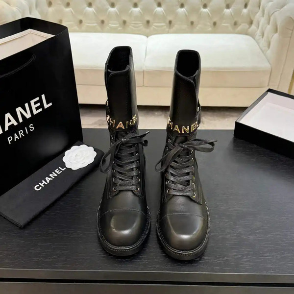 Chanel Women's Handmade Martin Short Boots C925210
