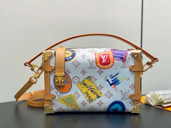 LV M14606 Louis Vuitton Side Trunk MM Bag Monogram Dune