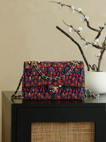 Chanel x Murakami Sunflower AS6178 Flap Classic 11.12 Handbag