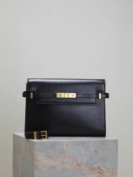 YSL 579271 Medium MANHATTAN in BOX SAINT LAURENT Black