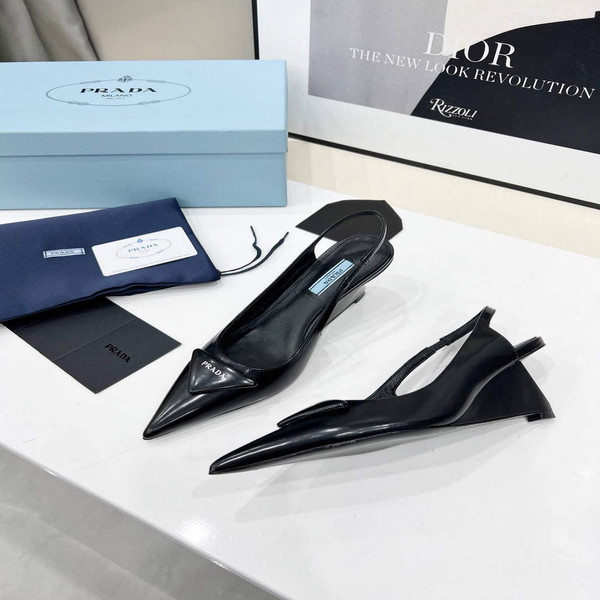 Prada Women's Shoes Prada Designer Pumps Heel 65mm P82304