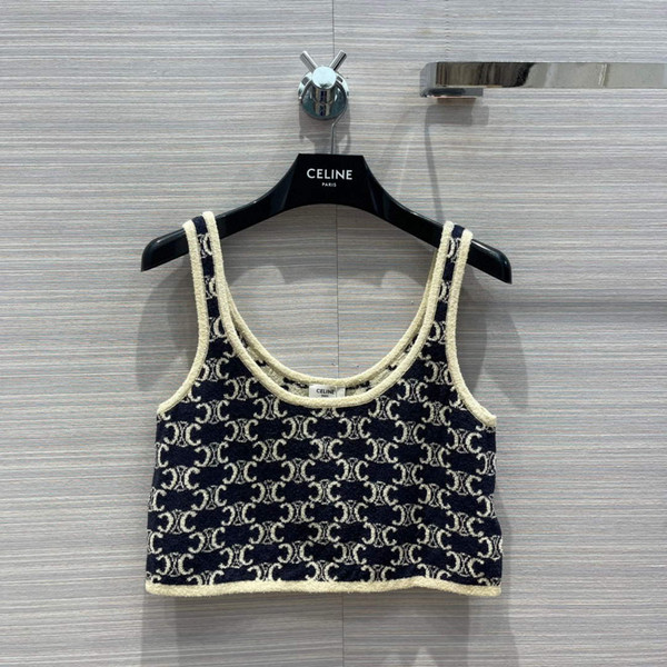 Celine Technical Jersey Bra Top Vest C90031