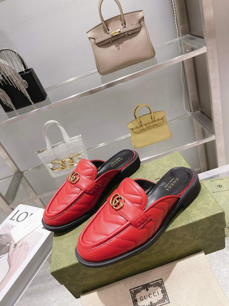 Gucci 670400 Women's slipper with Double G G80346