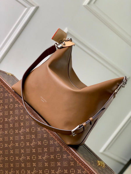 Louis Vuitton LV M28392 Vagabond Hobo Bag Caramel