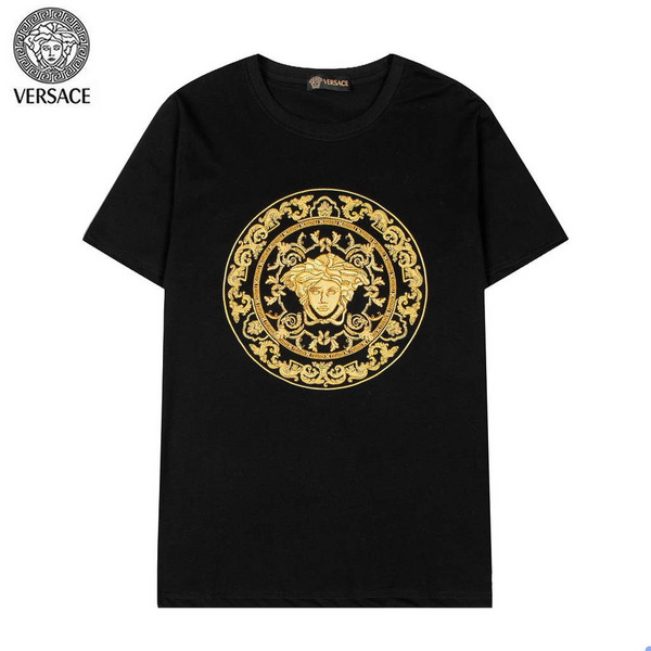 Versace Men la Greca logo Medusa Cystal T-shirt V69653