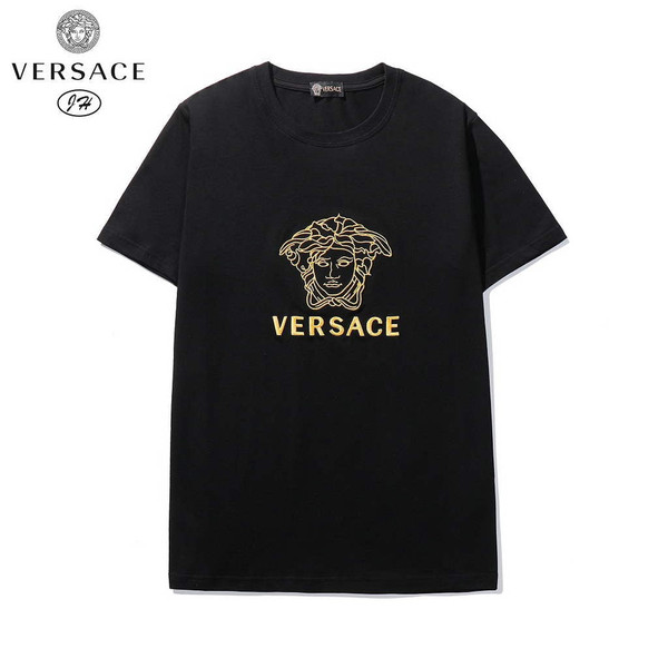 Versace Men la Greca logo Medusa Cystal T-shirt V69635