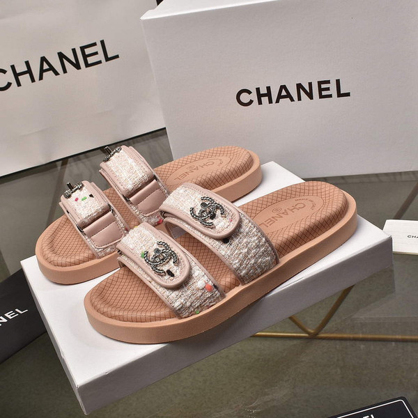Chanel Women's Sandals Chanel Designer Slippers C90234