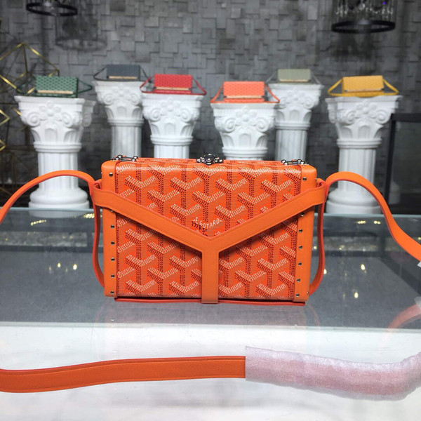 Goyard MINA08PMLTY01CL01P Minaudière Trunk Bag Orange