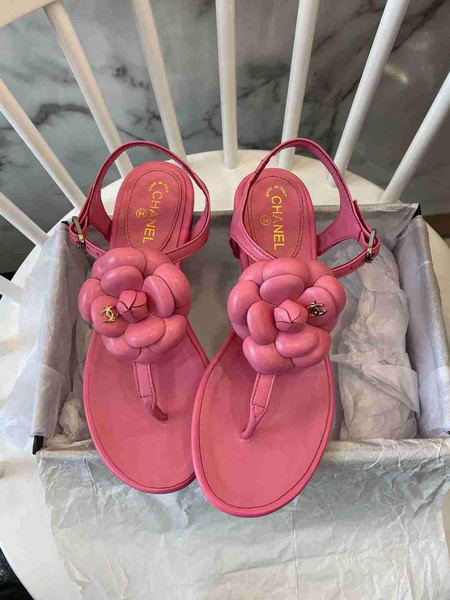 Chanel G38868 Sandals Mules Fabric Women C91211
