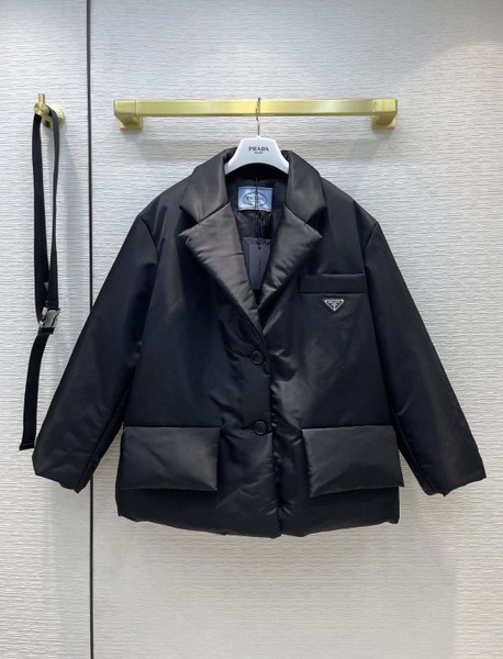 Prada Women's Down Jacket  Short Prada Black 88099