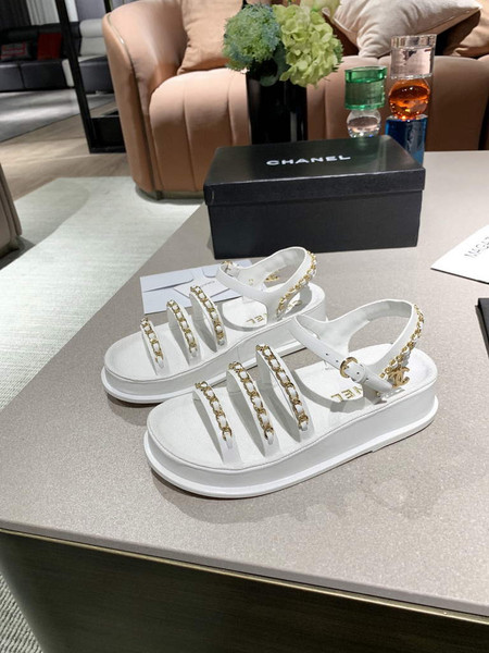 Chanel Women's Sandals Chanel Designer Slippers C90237