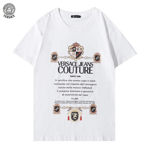 Versace Men la Greca logo Medusa Cystal T-shirt V69627