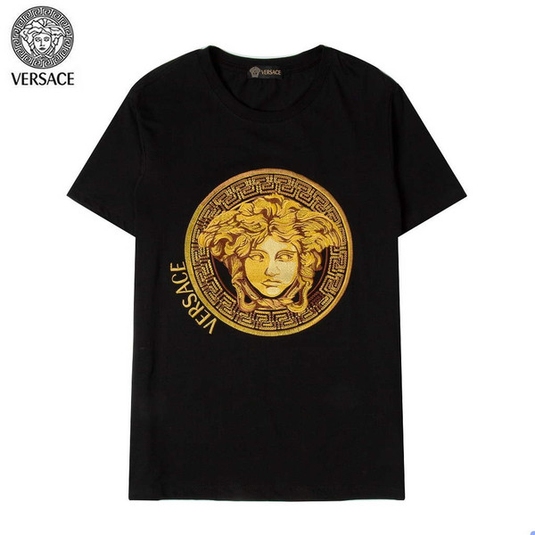 Versace Men la Greca logo Medusa Cystal T-shirt V69657