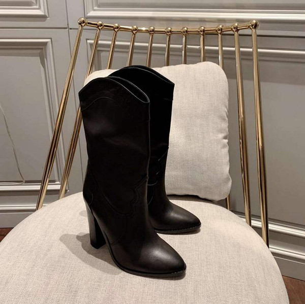 YSL Women's Boots Designer Saint Laurent YSL High Shoes Y66325