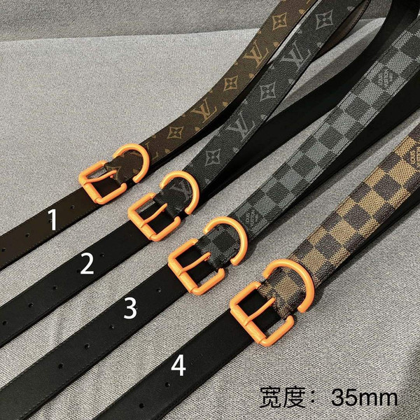 LV Women's Men's Belts Collection Louis Vuitton Initials 34MM Belt 19062