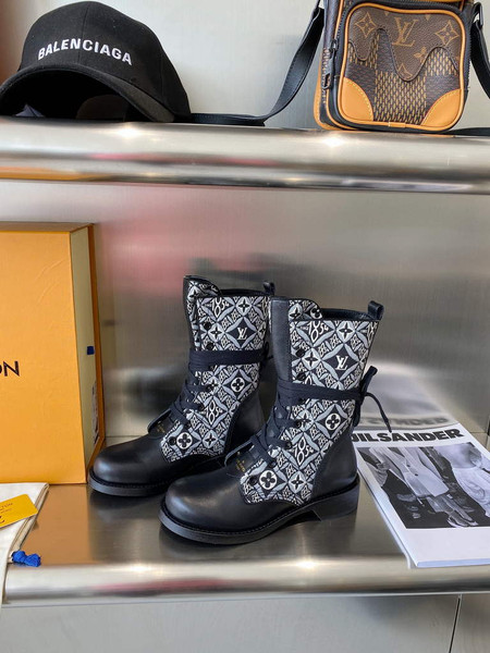 Louis Vuitton Women's Short Boot Designer LV Shoes M60154