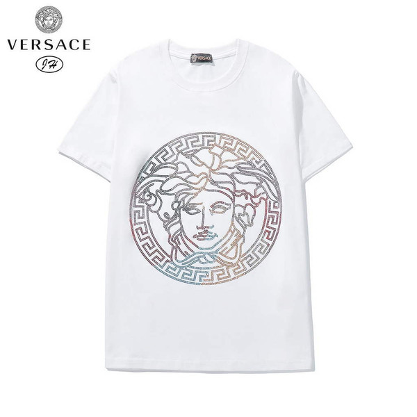 Versace Men la Greca logo Medusa Cystal T-shirt V69642