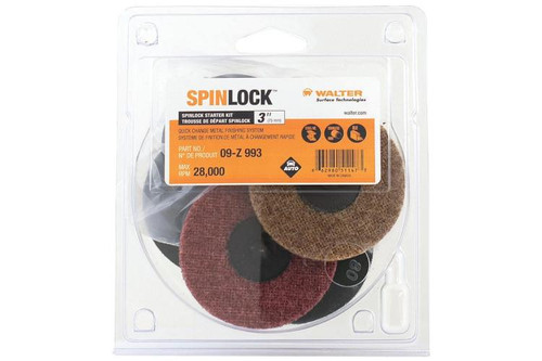 Assortment of 3" SpinLock™ abrasives