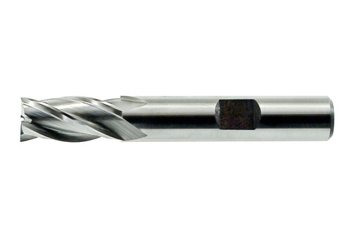 High Speed Steel Bright Fractional Non-Center Cutting Multi-Flute Finishing End Mills