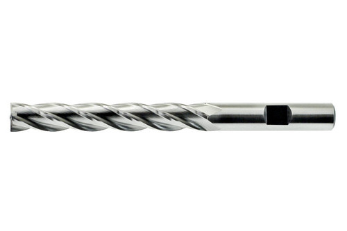 High Speed Steel Bright Fractional Center Cutting Multi-Flute Finishing End Mills