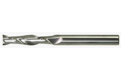 Solid Carbide Bright Fractional Center Cutting 2-Flute Finishing End Mills