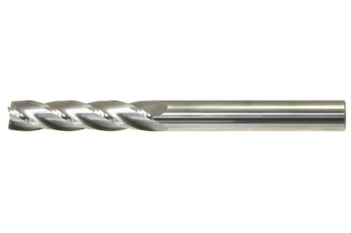 Solid Carbide Bright Fractional Center Cutting 4-Flute Finishing End Mills