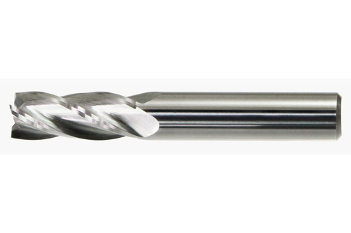 Solid Carbide Bright Fractional Center Cutting 4-Flute Finishing End Mills