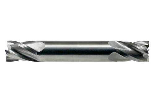 Solid Carbide Bright Fractional Center Cutting 4-Flute Finishing End Mills