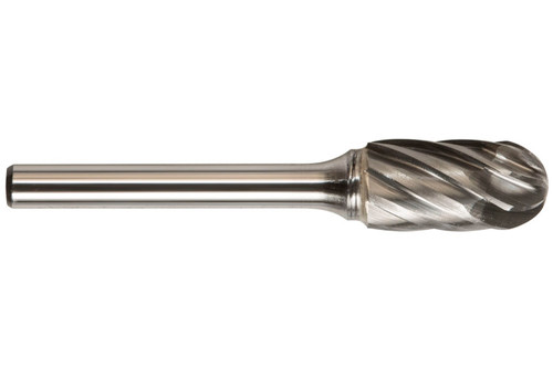 Solid Carbide Cylindrical Ball Nose Aluminum Cut Carbide Burs